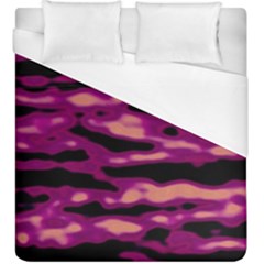 Velvet  Waves Abstract Series No1 Duvet Cover (king Size) by DimitriosArt