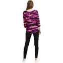 Velvet  Waves Abstract Series No1 Chiffon Quarter Sleeve Blouse View2