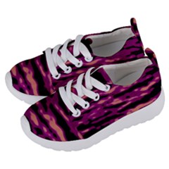 Velvet  Waves Abstract Series No1 Kids  Lightweight Sports Shoes by DimitriosArt