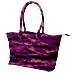 Velvet  Waves Abstract Series No1 Canvas Shoulder Bag by DimitriosArt