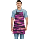 Velvet  Waves Abstract Series No1 Kitchen Apron View1