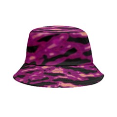 Velvet  Waves Abstract Series No1 Inside Out Bucket Hat by DimitriosArt