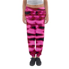 Rose  Waves Abstract Series No2 Women s Jogger Sweatpants by DimitriosArt