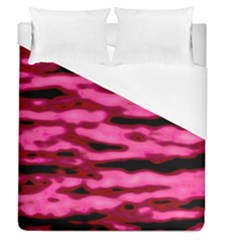 Rose  Waves Abstract Series No2 Duvet Cover (queen Size) by DimitriosArt