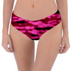 Rose  Waves Abstract Series No2 Reversible Classic Bikini Bottoms by DimitriosArt