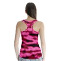 Rose  Waves Abstract Series No2 Racer Back Sports Top View2