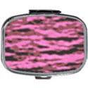 Pink  Waves Abstract Series No1 Mini Square Pill Box View1