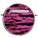 Pink  Waves Abstract Series No1 Crossbody Circle Bag View2