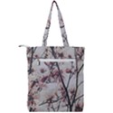 Botanical Scene Textured Beauty Print Double Zip Up Tote Bag View2