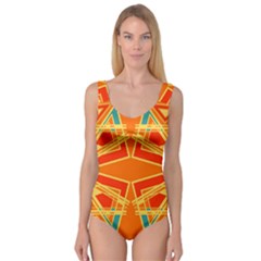 Abstract Pattern Geometric Backgrounds   Princess Tank Leotard  by Eskimos