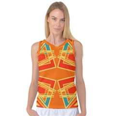 Abstract Pattern Geometric Backgrounds   Women s Basketball Tank Top by Eskimos