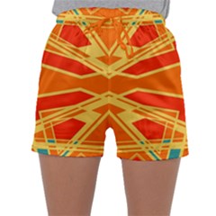 Abstract Pattern Geometric Backgrounds   Sleepwear Shorts by Eskimos