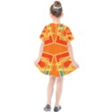 Abstract pattern geometric backgrounds   Kids  Smock Dress View2