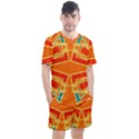 Abstract pattern geometric backgrounds   Men s Mesh Tee and Shorts Set View1