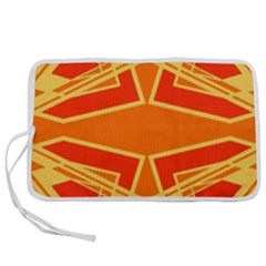 Abstract Pattern Geometric Backgrounds   Pen Storage Case (m) by Eskimos