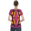 Abstract geometric design    Short Sleeve Front Detail Top View2