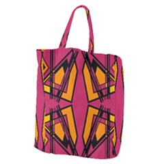 Abstract Geometric Design    Giant Grocery Tote by Eskimos