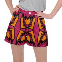 Abstract Geometric Design    Ripstop Shorts by Eskimos