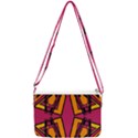 Abstract geometric design    Double Gusset Crossbody Bag View1