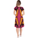 Abstract geometric design    Classic Short Sleeve Dress View4