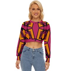 Abstract Geometric Design    Lightweight Long Sleeve Sweatshirt by Eskimos