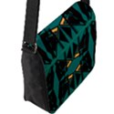 Abstract geometric design    Flap Closure Messenger Bag (L) View2