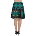 Abstract geometric design    Chiffon Wrap Front Skirt View2