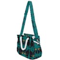 Abstract geometric design    Rope Handles Shoulder Strap Bag View1