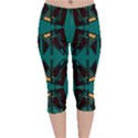 Abstract geometric design    Velvet Capri Leggings  View1