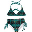 Abstract geometric design    Kids  Classic Bikini Set View1