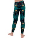 Abstract geometric design    Kids  Lightweight Velour Leggings View4