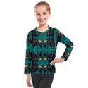 Abstract geometric design    Kids  Long Mesh Tee View1