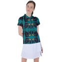 Abstract geometric design    Women s Polo Tee View1