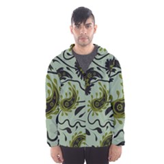 Floral Pattern Paisley Style Paisley Print   Men s Hooded Windbreaker by Eskimos