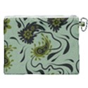 Floral pattern paisley style Paisley print.  Canvas Cosmetic Bag (XXL) View2