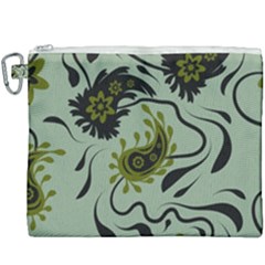 Floral Pattern Paisley Style Paisley Print   Canvas Cosmetic Bag (xxxl) by Eskimos