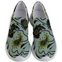 Floral pattern paisley style Paisley print.  Women s Lightweight Slip Ons View1