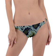 Floral Pattern Paisley Style Paisley Print   Ring Detail Bikini Bottom by Eskimos