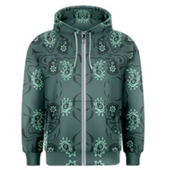 Floral Pattern Paisley Style Paisley Print   Men s Zipper Hoodie by Eskimos