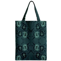 Floral Pattern Paisley Style Paisley Print   Zipper Classic Tote Bag by Eskimos