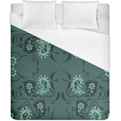 Floral Pattern Paisley Style Paisley Print   Duvet Cover (california King Size) by Eskimos