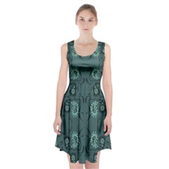 Floral Pattern Paisley Style Paisley Print   Racerback Midi Dress by Eskimos