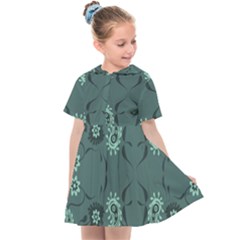 Floral Pattern Paisley Style Paisley Print   Kids  Sailor Dress by Eskimos