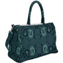 Floral pattern paisley style Paisley print.  Duffel Travel Bag View2