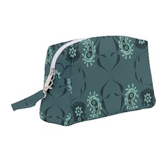 Floral Pattern Paisley Style Paisley Print   Wristlet Pouch Bag (medium) by Eskimos