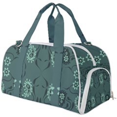 Floral Pattern Paisley Style Paisley Print   Burner Gym Duffel Bag by Eskimos