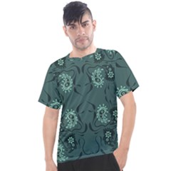 Floral Pattern Paisley Style Paisley Print   Men s Sport Top by Eskimos