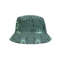 Floral Pattern Paisley Style Paisley Print   Bucket Hat (kids) by Eskimos