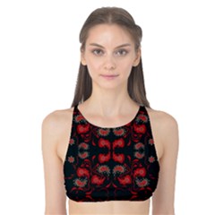 Floral Pattern Paisley Style Paisley Print   Tank Bikini Top by Eskimos