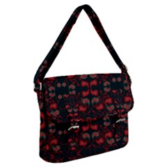 Floral Pattern Paisley Style Paisley Print   Buckle Messenger Bag by Eskimos